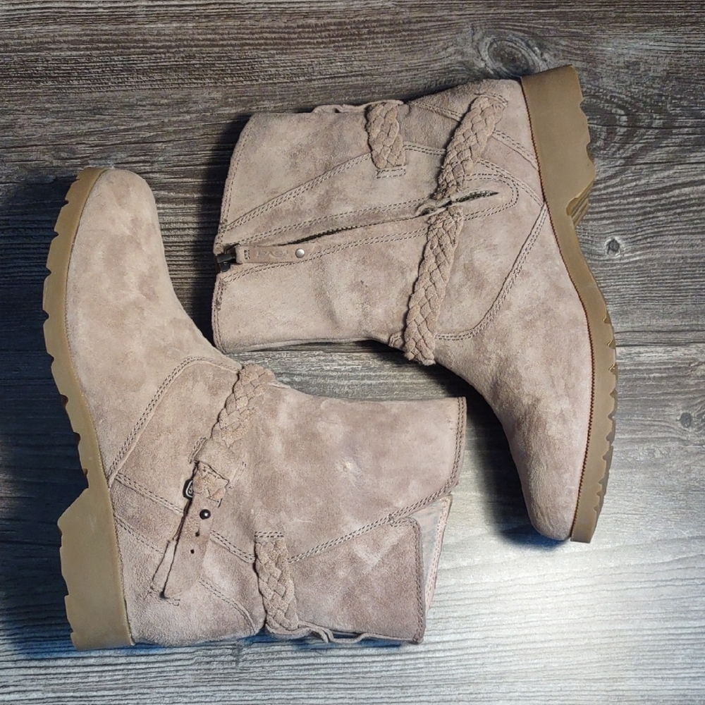 Teva Delavina Suede Ankle Boots-Waterproof